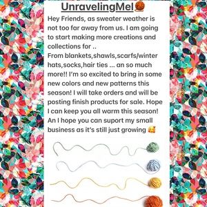 UnravelingMel crocheting goods :)